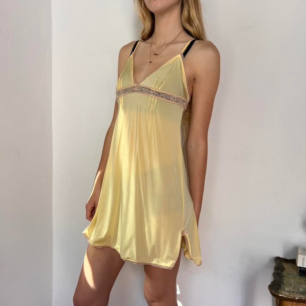 Victoria's Secret Yellow Slip Dress